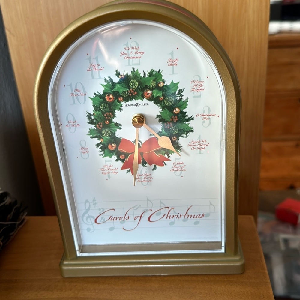 Howard Miller Carols of Christmas Clock